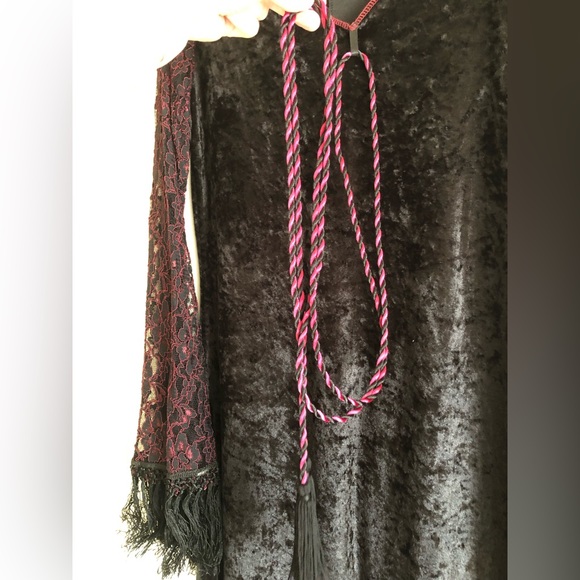 Gothic Velvet Gown Halloween Costume - Picture 4 of 9